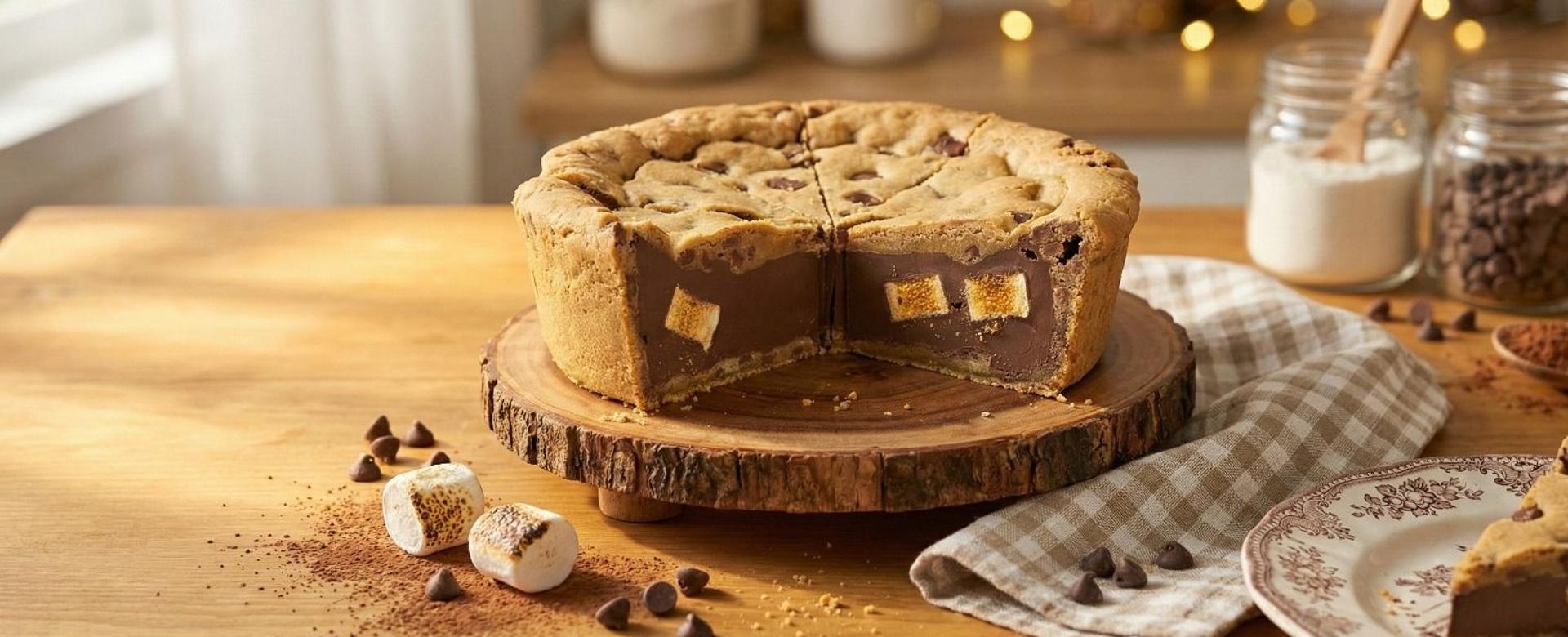 Whole Crunchie Cookie Pie