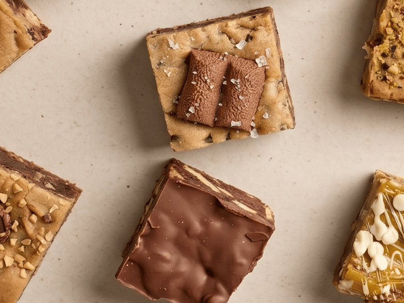 Signature Slices cookie bar platter