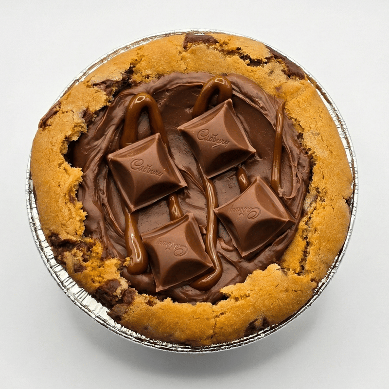 Deep Dish Cookies - Cadbury Caramel Egg