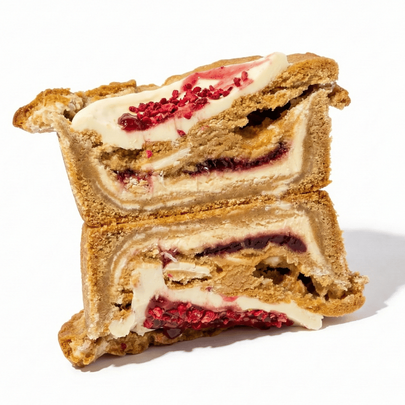 Deep Dish Cookies - White Choc Raspberry